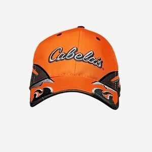 Cabela's Orange and Black Hat